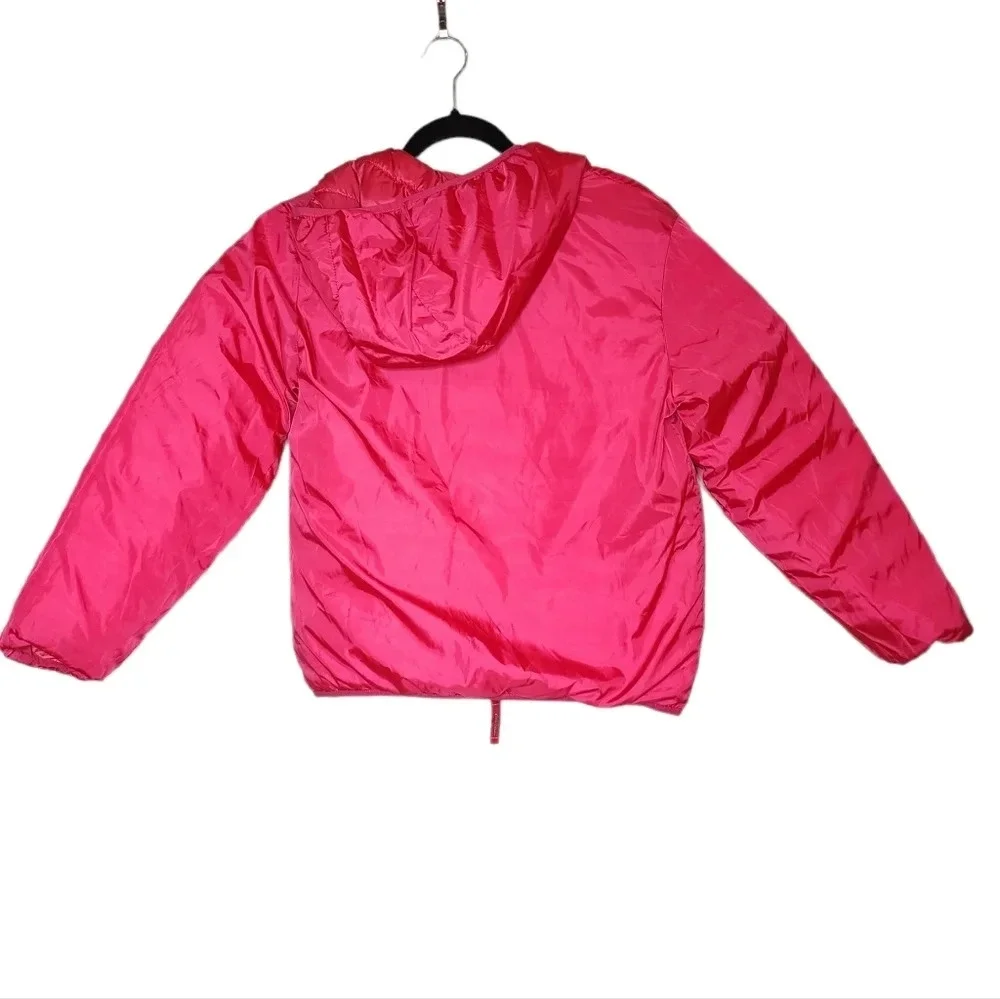 Eddie Bauer reversible down‎ coat.  Pink ombre.